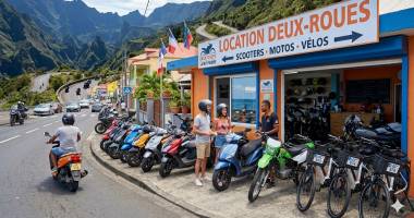 exclusivite - parts sociales :  location deux-roues à saint-pierre : un spot bien rôdé