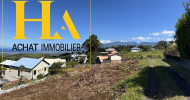 terrain à bâtir de 352 m² - saint pierre - vue mer et dégagée