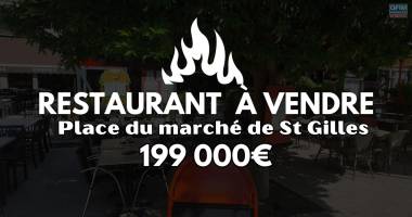 a vendre | restaurant avec terrasse, place du marché à saint les bains à 199 000€