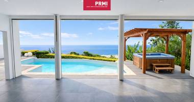 saint-denis / saint-franois : villa d'exception avec vue mer, piscine et jardin arboré