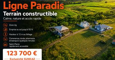exclusivité : terrain à bâtir à ligne paradis