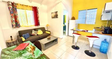 bungalow f2 meuble 40m2 env. plages a 200m piscine citerne