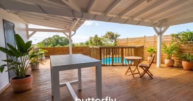 villa de standing t5 meublée + piscine - gosier mare gaillard